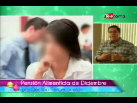 Pensión alimenticia de diciembre por décimo tercer sueldo
