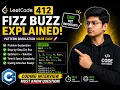 LeetCode 412 Fizz Buzz Pattern Simulation Explained Optimal C Solution