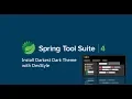 Getting Start Spring Tools STS 4 with Darkest Dark Theme DevStyle