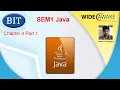 BIT SEM1 Java - Chapter 4 Part 1