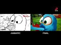 Lagu Angry Birds Blues - Comparison Animatic vs. Final