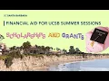 Financial Aid for UCSB Summer Sessions
