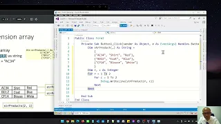 VB Chapter07 Multi dimensional array