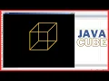 How to Create a Cube in Java Swing - Darw Cube Using Graphics In Java NetBeans