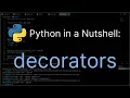 Python in a Nutshell - Decorators