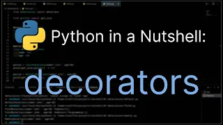 Python in a Nutshell - Decorators