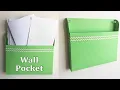 Wall Pocket Wall Hanging Paper Organizer