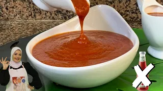 الكاتشب بمقادير وطريقه حصريه لاول مره علي اليوتيوب وتحدي 