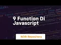 9 function di javascript
