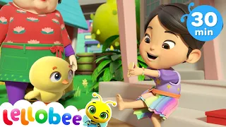 verything Grows! 🌻 Sing Along Through the Seasons | Lellobee City Farm - Preschool