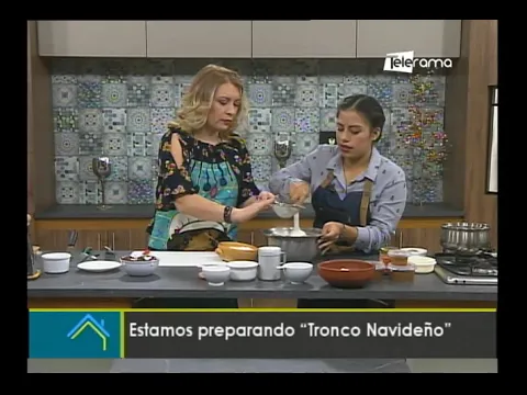 Hoy en la Cocina Tronco navideño