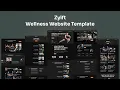 Zyift - Wellness Website Template Fitness Gym Website Templates