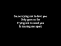 Download Lagu Nickelback - Trying Not To Love You Lyrics text słowa tekst