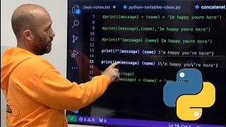 Variables and Concatenation in Python Python Part 3