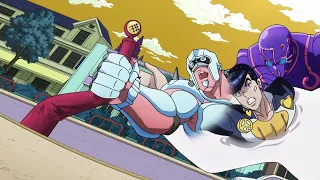 jojo no kimyou na bouken full ss highlight moments 14lgreat war josuke vs kira power of teamwork