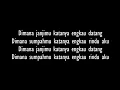 Download Lagu Bagindas - Dimana Sumpahmu Lirik