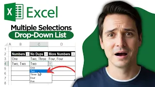 How to Make Multiple Selections in a Drop Down List in Excel No Duplicates Allowed VBA Co