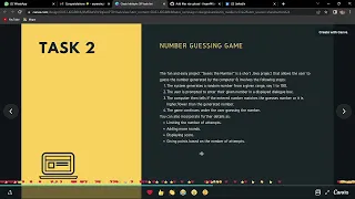 Number Guessing Game Task 2 Java Programming Oasis Infobyte Intership