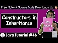 Constructors in Inheritance in Java