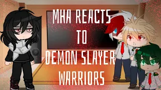 Download MHA reacts to Demon Slayer WARRIORS AMV|| Fandoms reacts || Gacha Club MP3