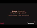 Tate McRae - greedy (Acoustic Karaoke)