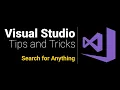 Visual Studio Quick Tips Search Your Solution for Anything