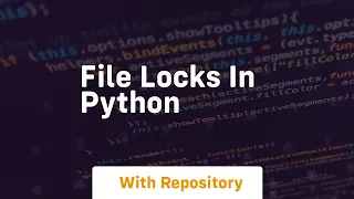 File locks in python