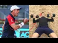 Intense Tennis Training for 35 Year Old Roberto Bautista Agut