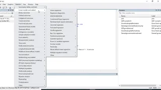 How to run simple linear regression in STATA