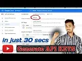 How to generate youtube api keys full stack software developer learn coding