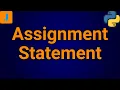 Assignment Statement In Python