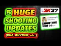 5 Huge Shooting Updates on NBA 2K27 RNG Rhythm Shooting