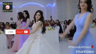 شاهد اجمل رقص عروس وصديقاتها على اغنية يا ليلي ويا ليلا دندنها