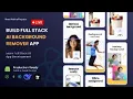 Build a Full Stack AI Background Remover App React Native Express js DeepSeek AI Cursor