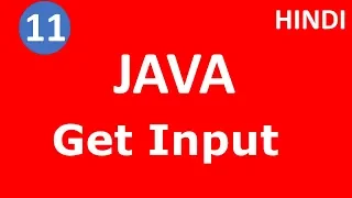 Getting input from user in java Part - 11 Java Tutorial Tech Talk Tricks