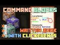 How to make a written book with clickable elements - Minecraft Command Block Guide