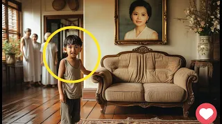 Cho cậu bé nghèo vào trú mưa, bà lão sững sờ khi đứa trẻ chỉ ảnh con gái ông thốt lên 1 câu…