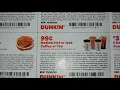 Dunkin Donuts Coupons