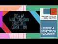 CBCA WA Make Your Own Story Book Lesson 14 Story Book Resolution