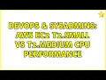 DevOps SysAdmins aws ec2 t2 small vs t2 medium CPU performance