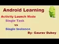 android activity launch modes - II
