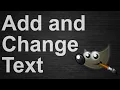 How To Add Text Change and Manipulate It In Gimp