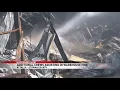 Large warehouse fire Attalla Live Shot