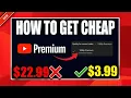 Secret Method To Get Cheap YouTube Premium