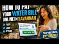 How to pay your water bill online in Savannah