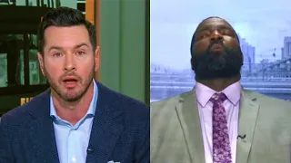 JJ Redick Gets Pissed at Kendrick Perkins for Saying P Voters Racist First Take NBA Nikola Jokic
