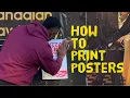 I learned how to print posters at staples 9 days before the pizza picnic