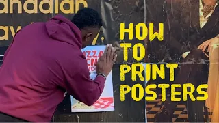 I learned how to print posters at staples 9 days before the pizza picnic