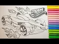 Coloring Team Hot Wheels Coloring Page Coloring For Kids