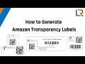 How to Create Amazon Transparency Labels Easily Label Resizer Step-by-Step Tutorial